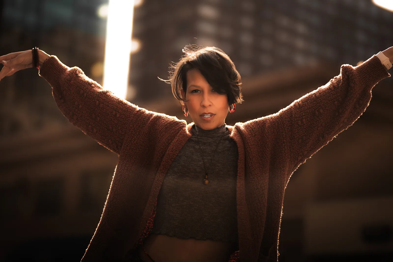 Dramatic fashion portrait
